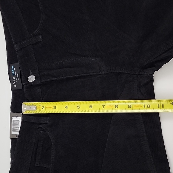 Parasuco 2016 Denim Women's Black Corduroy Pants Mid Rise Straight Leg Size 10 - Picture 14 of 15